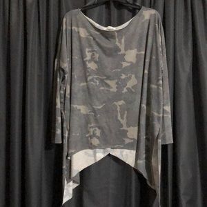 New! Camo Poncho by Adora